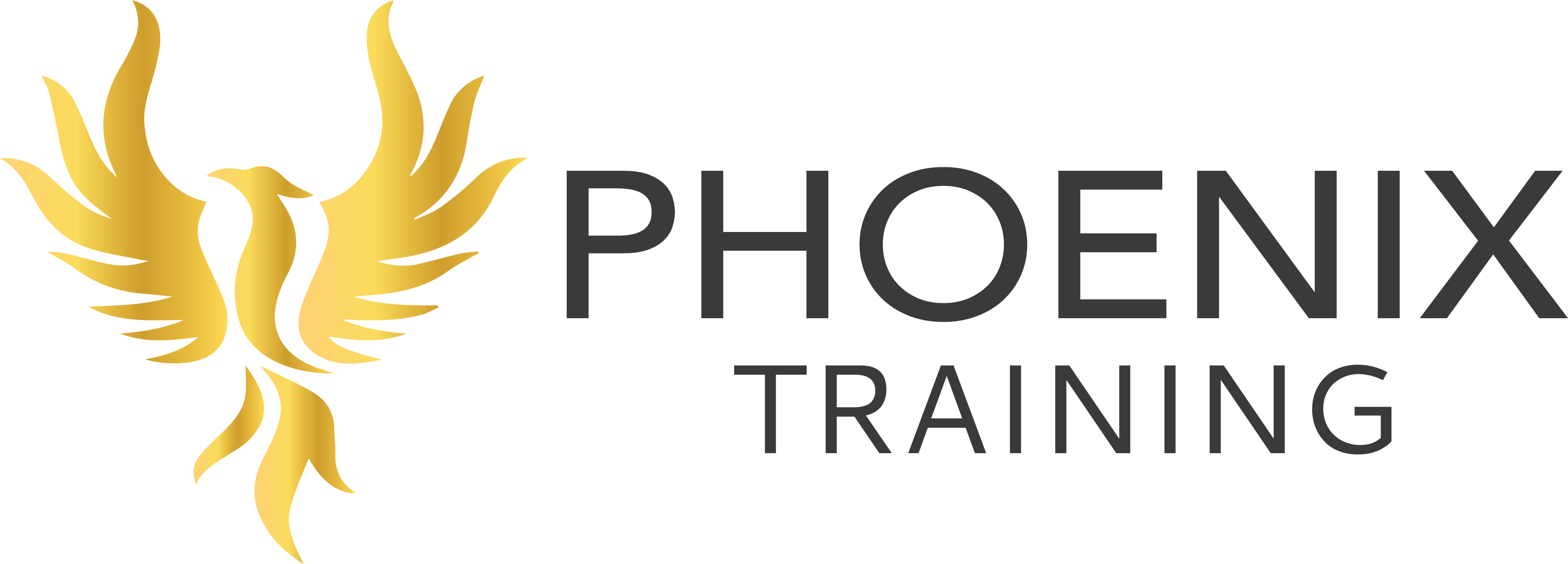 Golden Phoenix Logo Linear