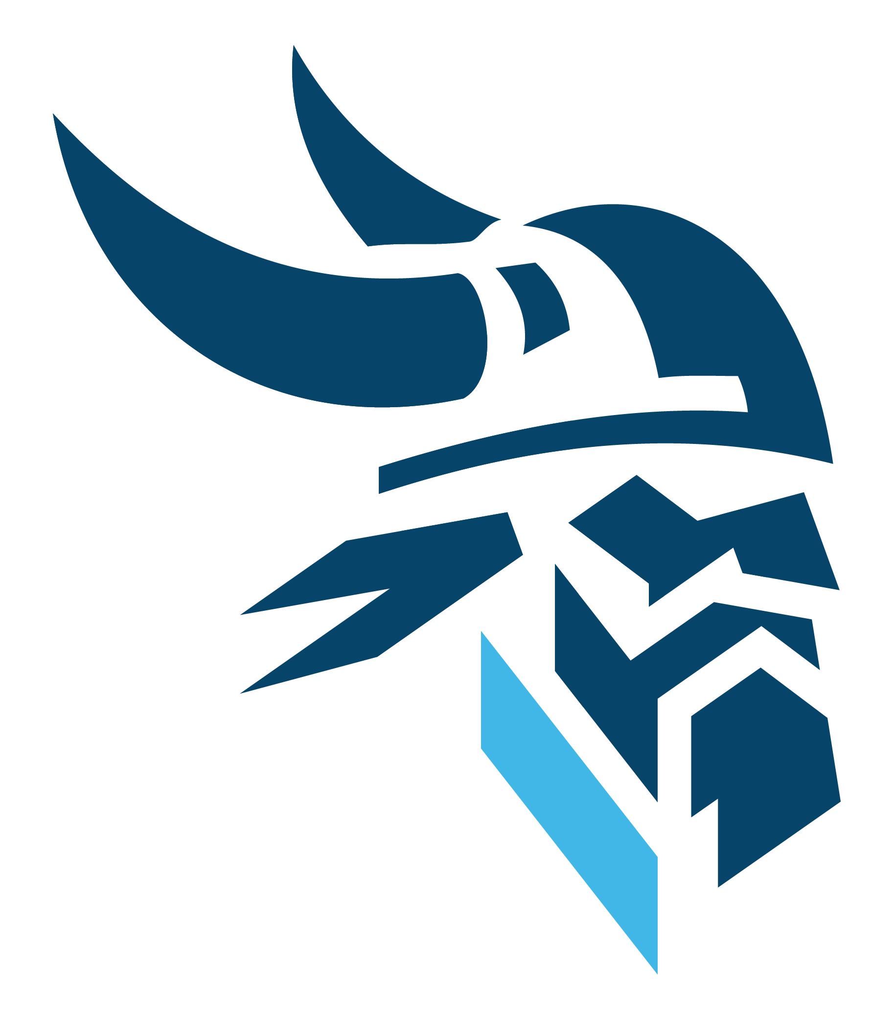 Viking _Dark Blue with Light Blue